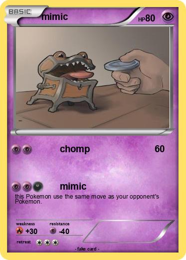 Pokemon mimic