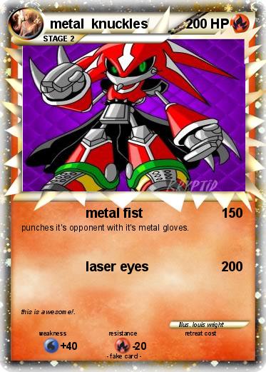 Pokemon metal  knuckles