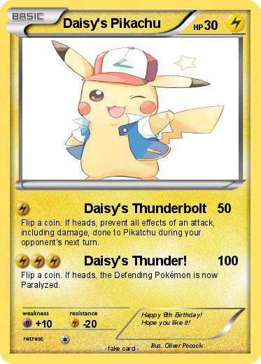 Pokemon Daisy's Pikachu