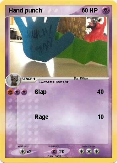 Pokemon Hand punch