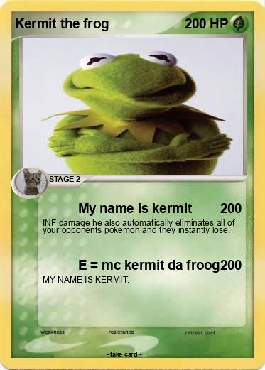 Pokemon Kermit the frog