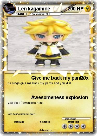 Pokemon Len kagamine