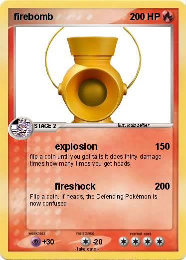 Pokemon firebomb