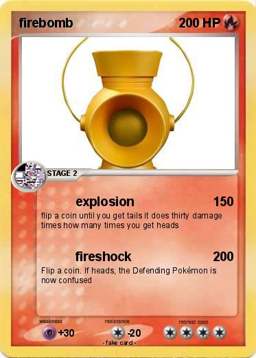 Pokemon firebomb