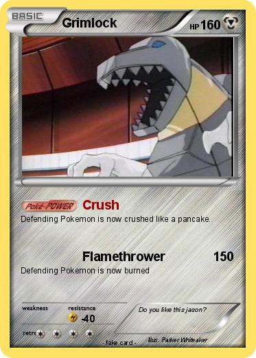 Pokemon Grimlock