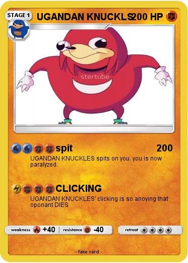 Pokemon UGANDAN KNUCKLS