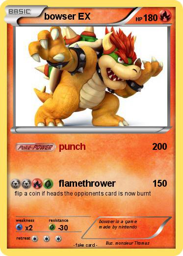 Pokemon bowser EX