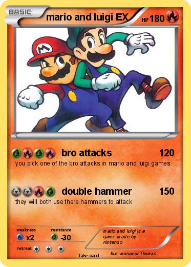 Pokemon mario and luigi EX