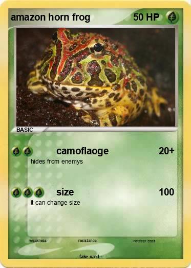 Pokemon amazon horn frog