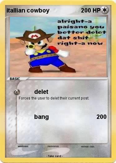 Pokemon itallian cowboy