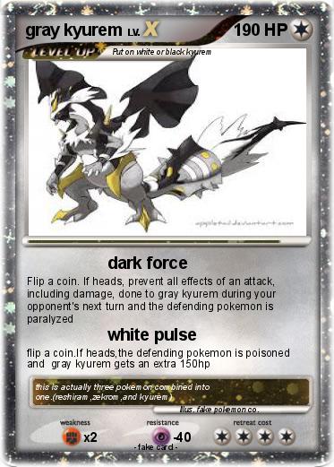 Pokemon gray kyurem