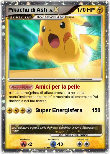 Pokemon Pikachu di Ash
