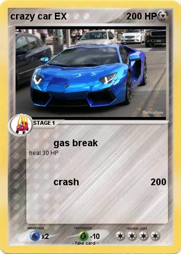 Pokemon crazy car EX