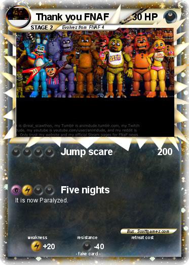 Pokemon Thank you FNAF