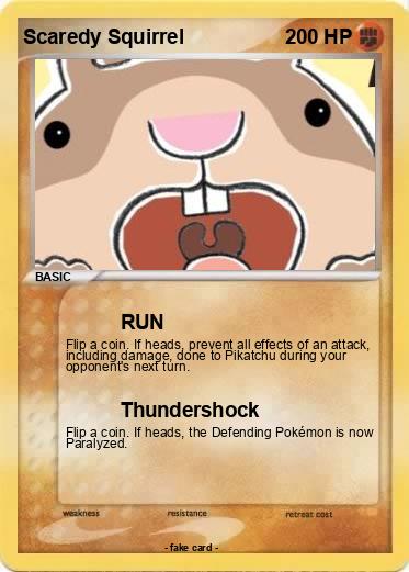 Pokemon Scaredy Squirrel