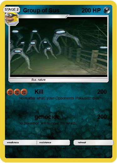 Pokemon Group of Sus