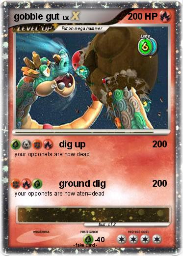 Pokemon gobble gut