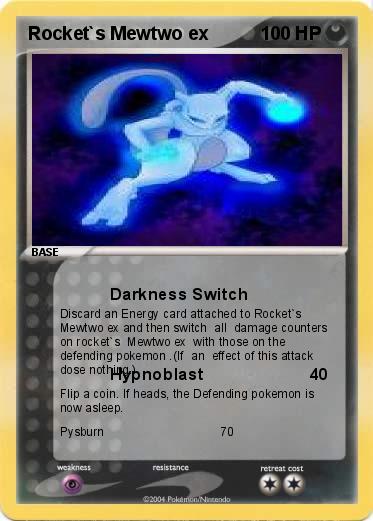 Pokemon Rocket`s Mewtwo ex
