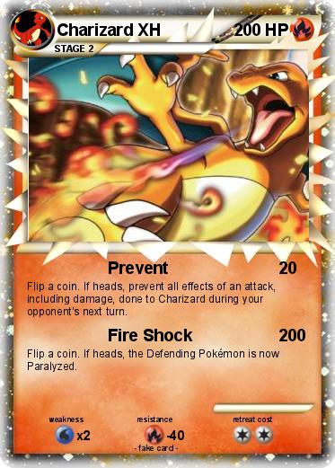 Pokemon Charizard XH