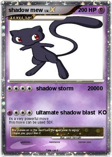 Pokemon shadow mew