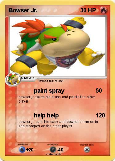 Pokemon Bowser Jr.