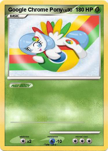 Pokemon Google Chrome Pony