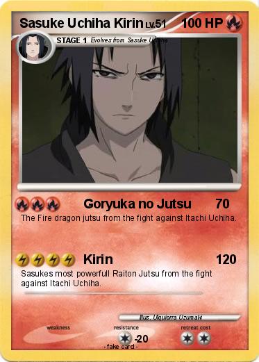 Pokemon Sasuke Uchiha Kirin