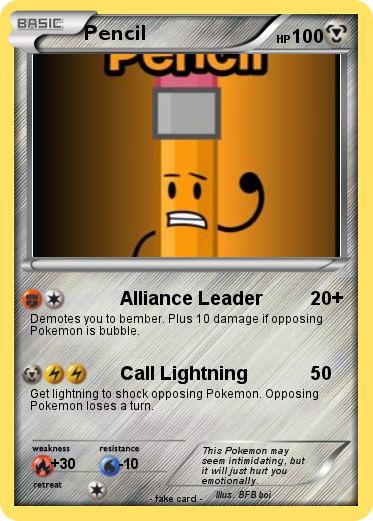 Pokemon Pencil
