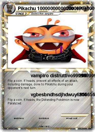 Pokemon Pikachu 100000000000000000000000000000000