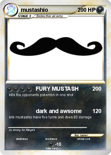 Pokemon mustashio