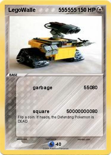 Pokemon LegoWalle               555555
