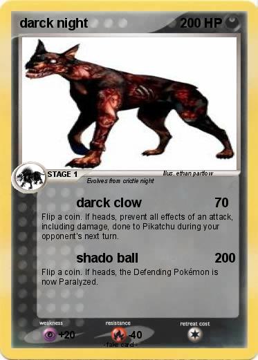 Pokemon darck night