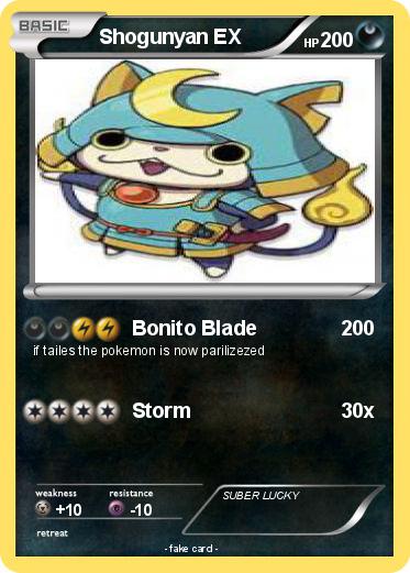 Pokemon Shogunyan EX