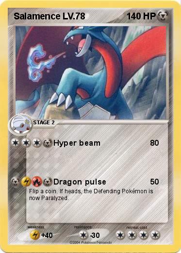 Pokemon Salamence LV.78