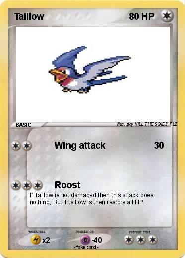 Pokemon Taillow