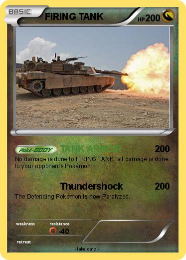 Pokemon FIRING TANK