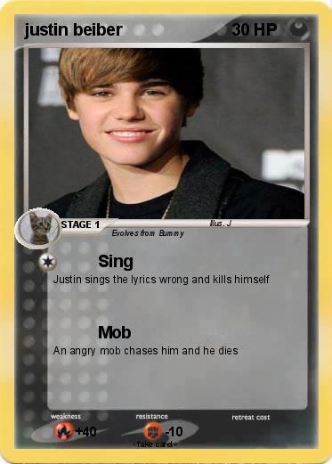 Pokemon justin beiber