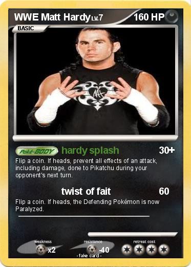 Pokemon WWE Matt Hardy