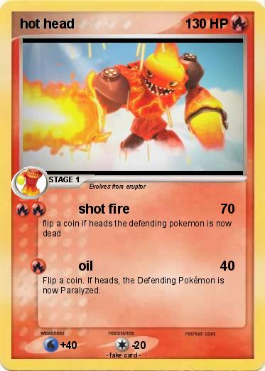 Pokemon hot head