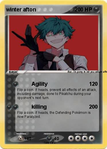 Pokemon winter afton