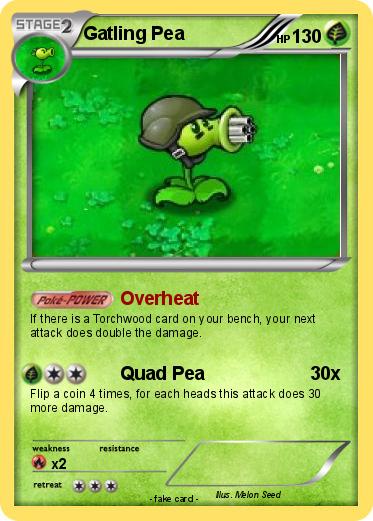 Pokemon Gatling Pea