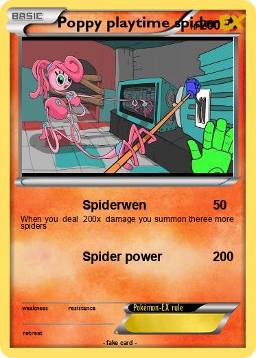 Pokemon Poppy playtime spider