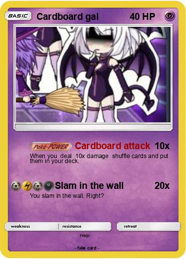 Pokemon Cardboard gal