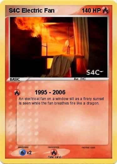 Pokemon S4C Electric Fan