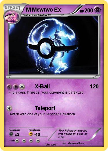 Pokemon M Mewtwo Ex