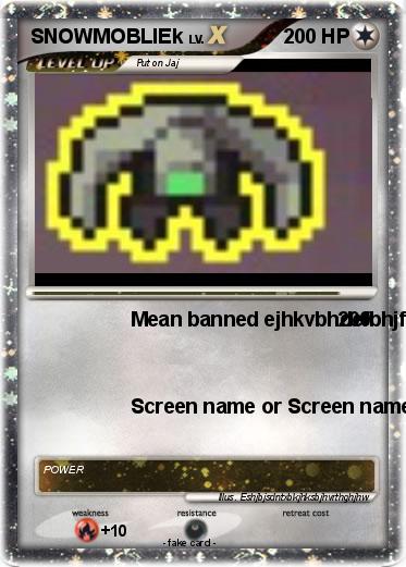 Pokemon SNOWMOBLIEk