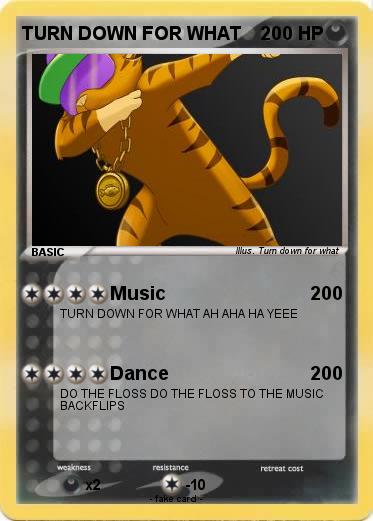 Pokemon TURN DOWN FOR WHAT