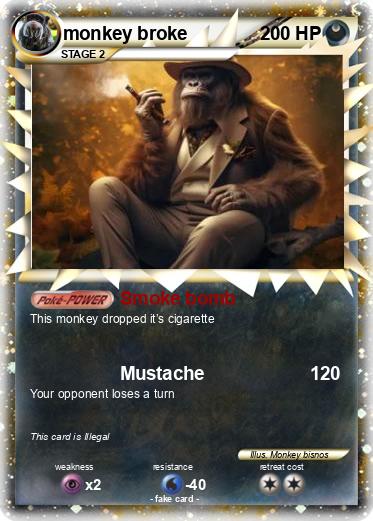 Pokemon monkey broke