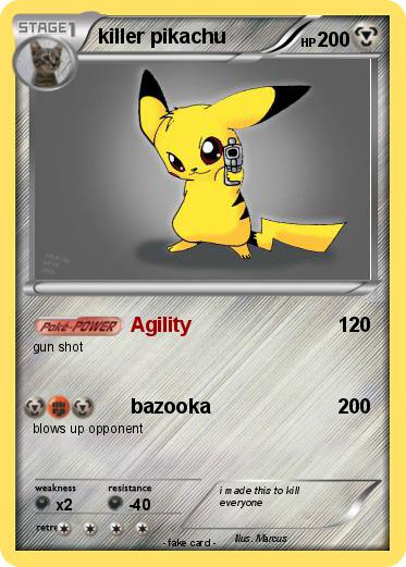 Pokemon killer pikachu
