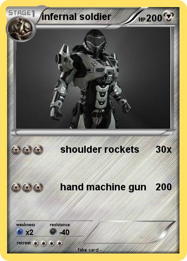 Pokemon infernal soldier